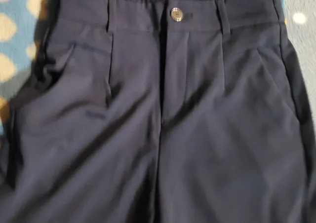 Pantaloni donna blu eleganti