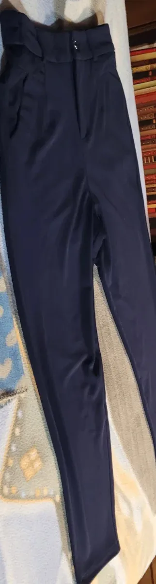 Pantaloni donna blu eleganti