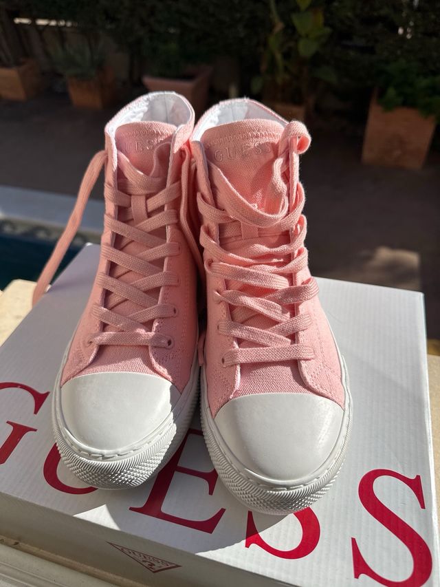 Bambas Guess Rosa Talla 39 Nuevas