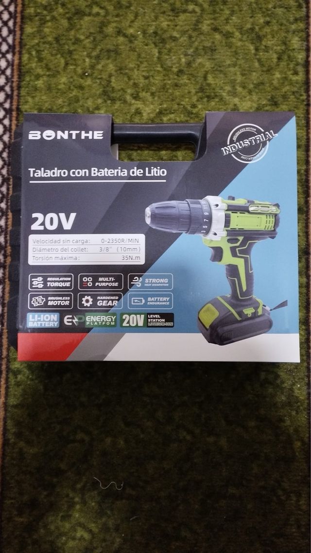 Taladro Bonthe 20V Batería Litio