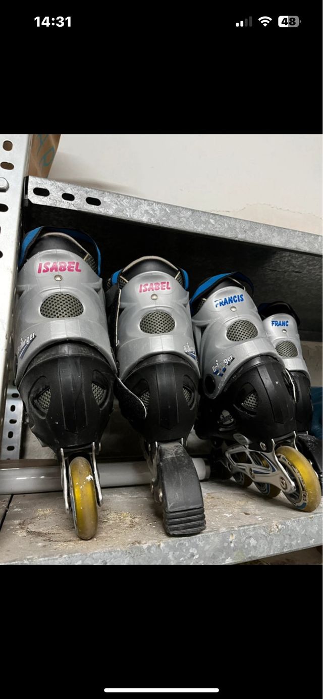 2 Pares Patines en Línea Bollinger