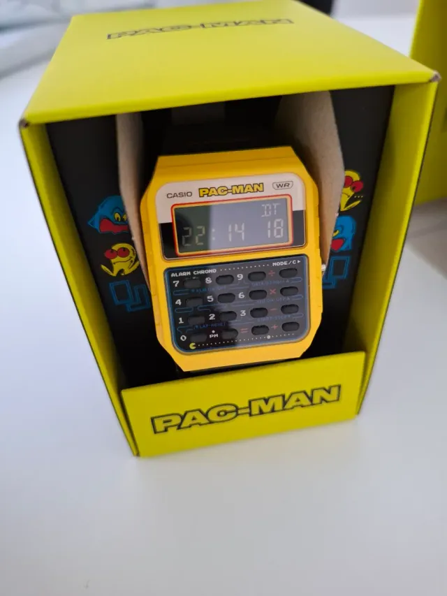 Reloj Casio Pac-Man Amarillo