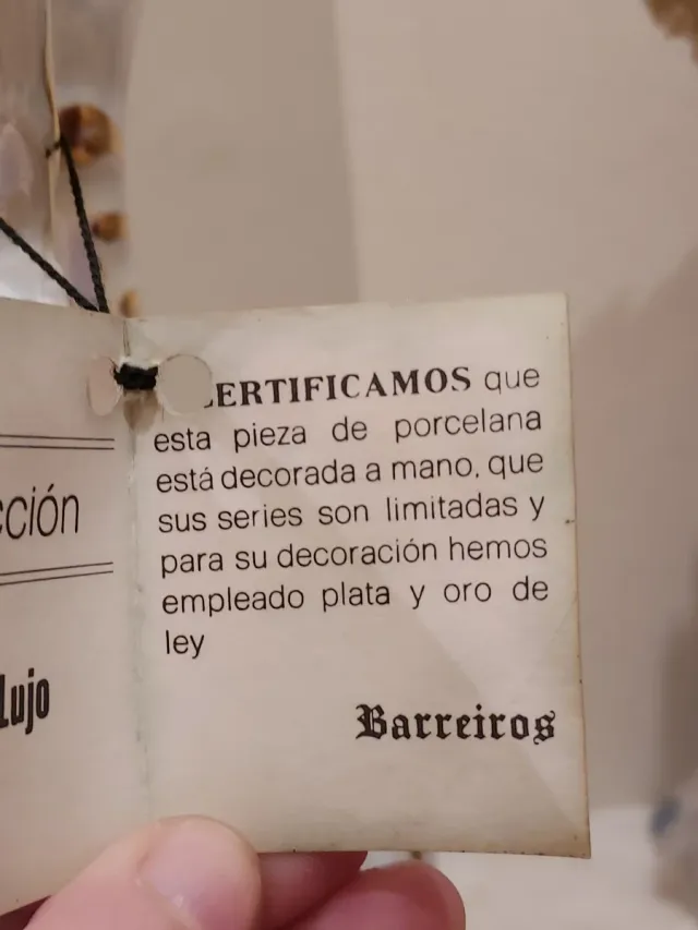 Jarra de porcelana de Barreiros, edición limitadas