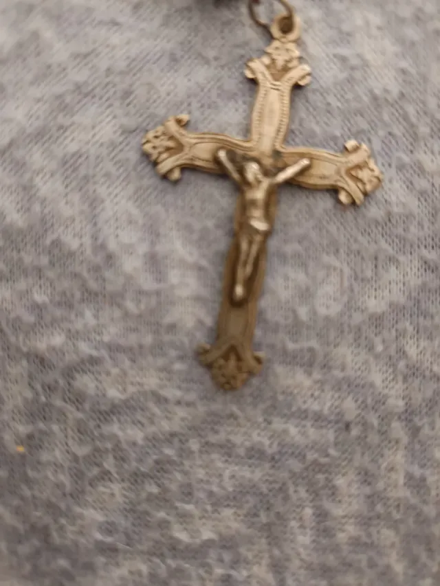 Rosario in argento e ebano del XVIII secolo