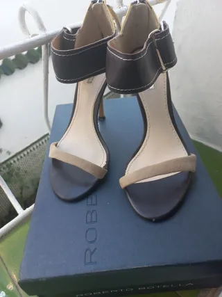 Sandalias Roberto Botella Piel y Ante