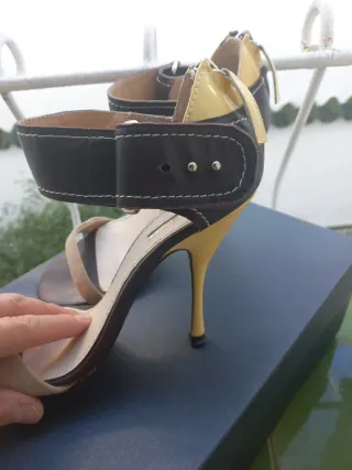 Sandalias Roberto Botella Piel y Ante