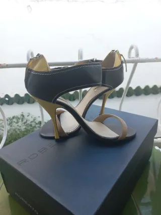 Sandalias Roberto Botella Piel y Ante