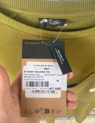 Camiseta The North Face Verde Oliva