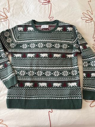 Jersey Navideño Niña 11-12 Años