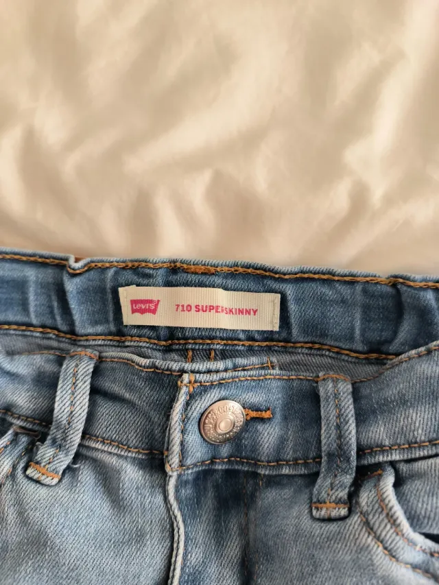 Pantalón Vaquero Levi's Niña Azul Claro