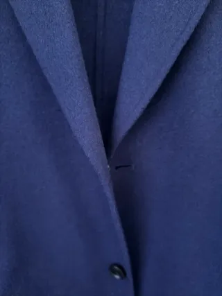 Cappotto Zara Uomo Blu Taglia L
