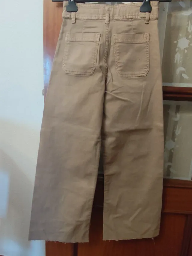 Jeans Zara niña bota ancha talla 10