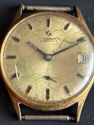 Junghans Reloj Vintage Dorado