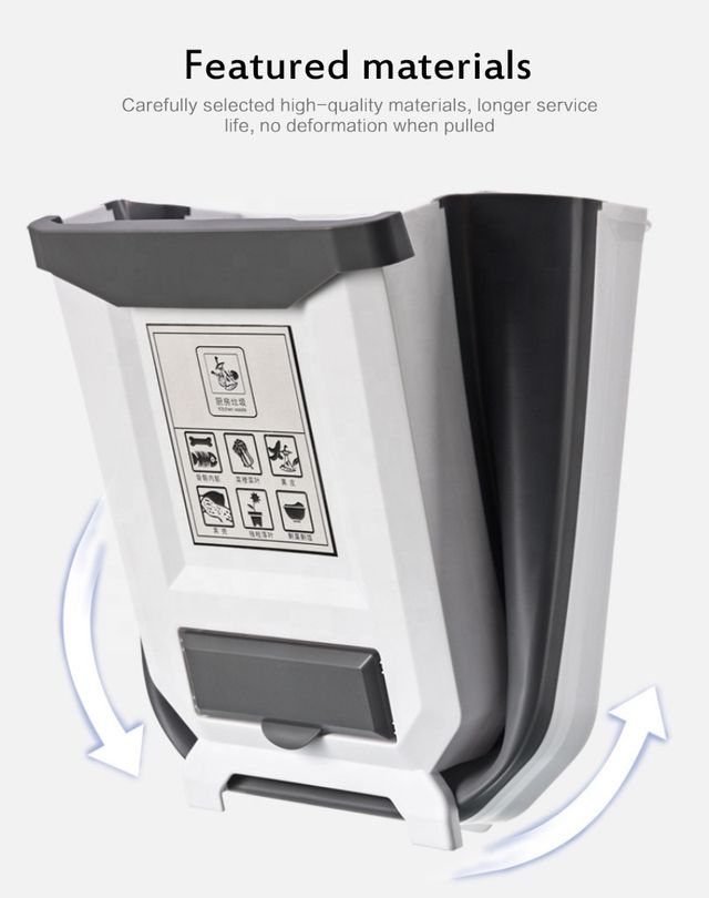 Contenedor Basura Plegable Colgante Cocina