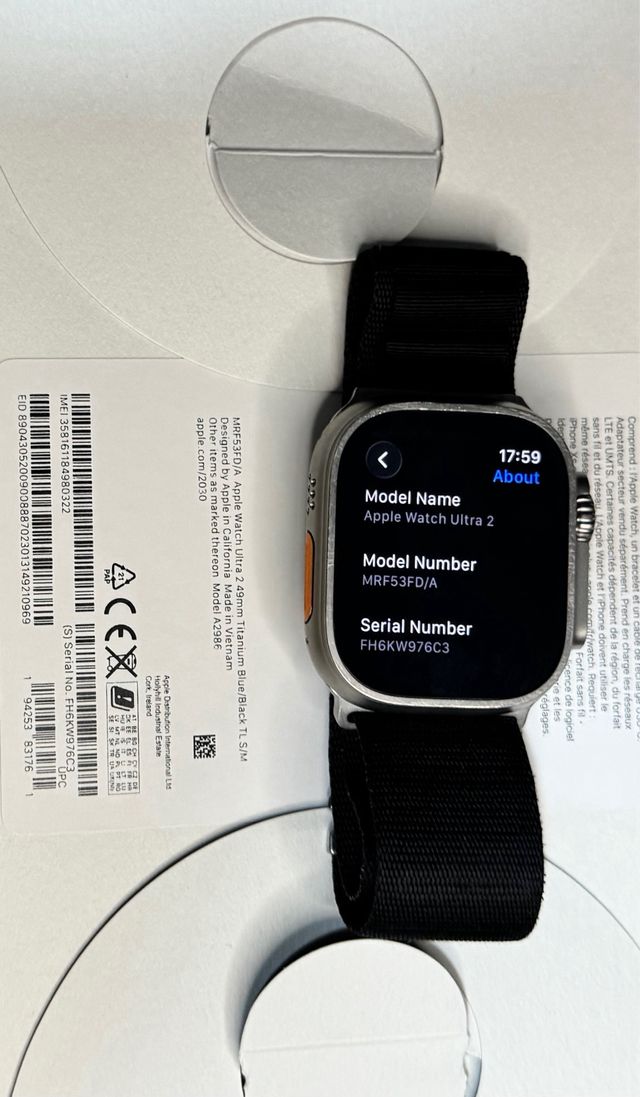 Apple W. Ultra 2 Garantía