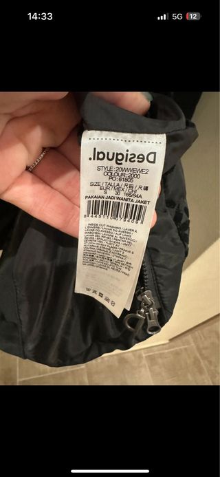 Cappotto donna nero con ricami, veste grande