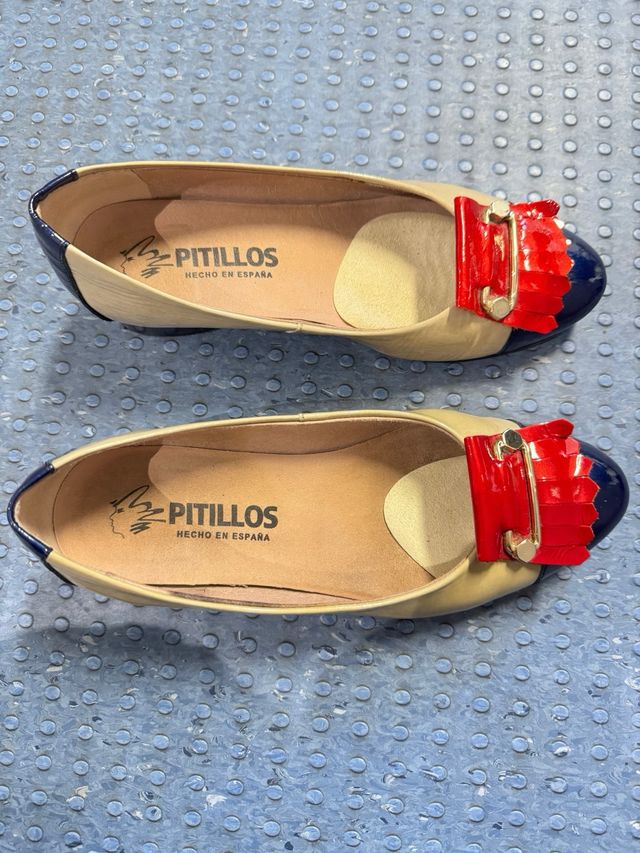 Zapatos Pitillos charol piel mujer talla 37