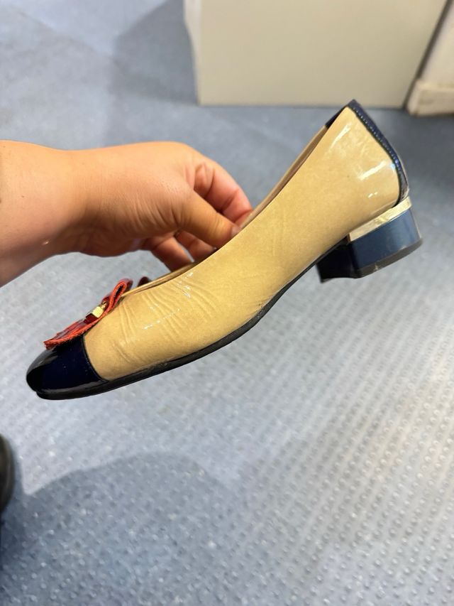 Zapatos Pitillos charol piel mujer talla 37