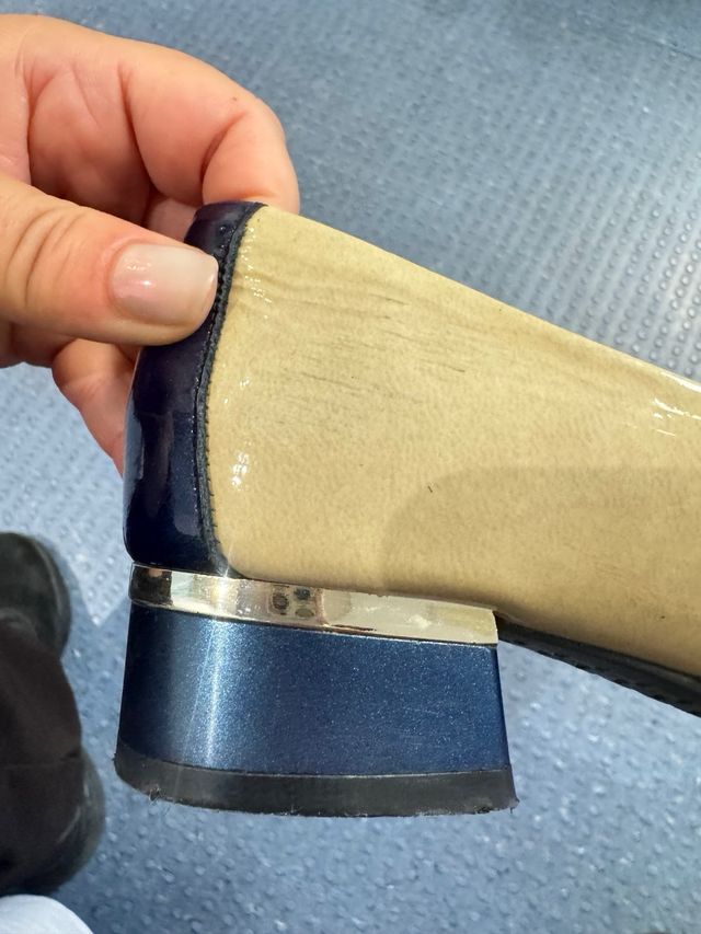 Zapatos Pitillos charol piel mujer talla 37