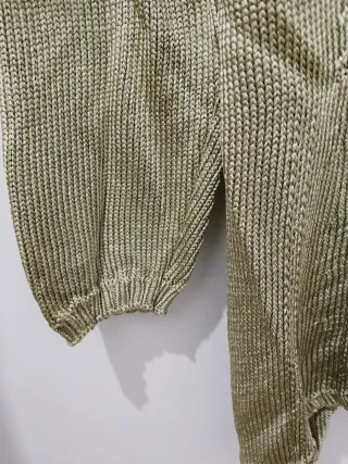 Cardigan donna oro verde taglia unica