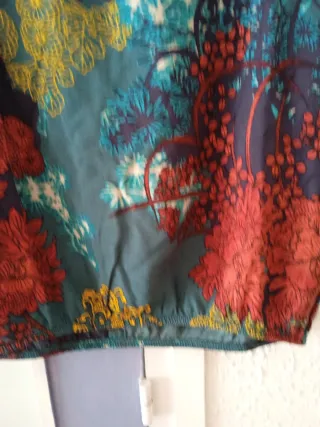 Blusa fina estampada