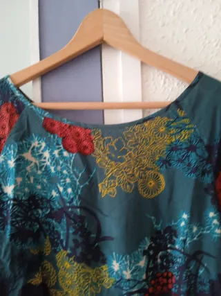 Blusa fina estampada