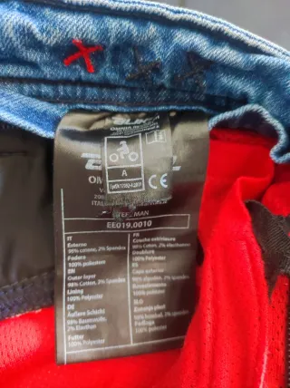 Jeans moto uomo Alike taglia 44