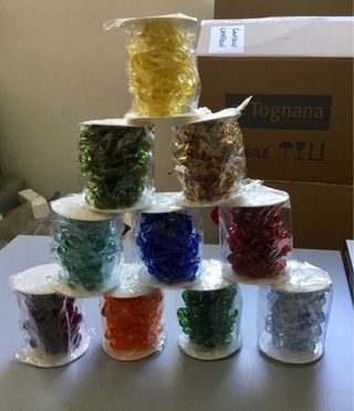 Bobine nastro organza colorato