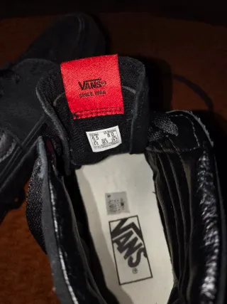 Vans Negras Talla 38.5