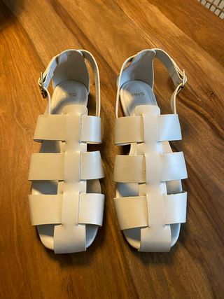 sandalias cangrejeras piel talla 39 nuevas