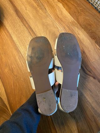 sandalias cangrejeras piel talla 39 nuevas