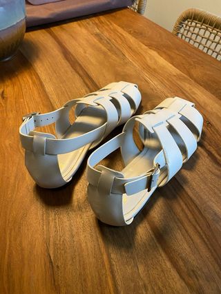 sandalias cangrejeras piel talla 39 nuevas