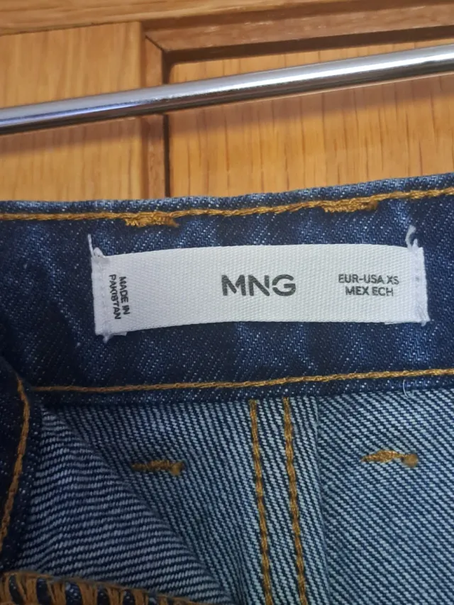 Falda vaquera larga azul