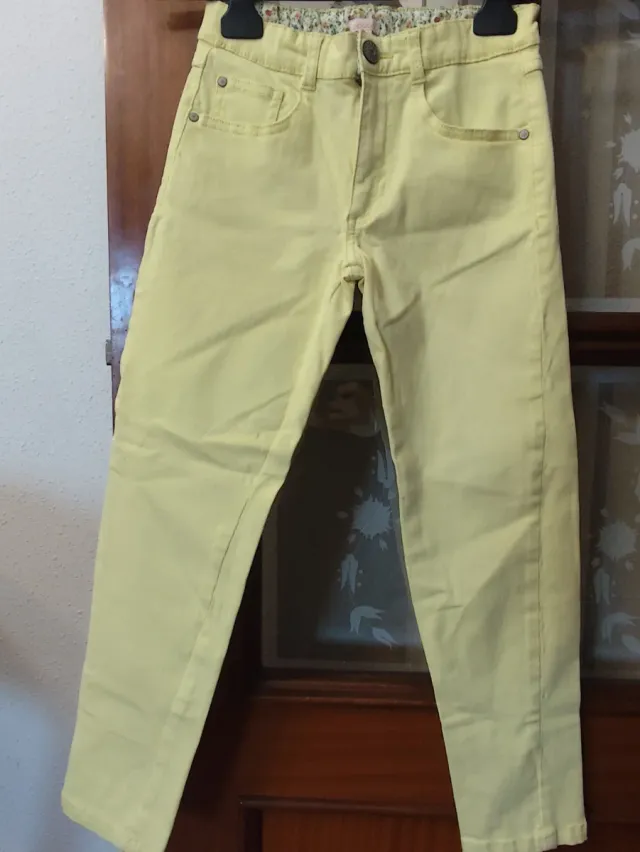 Jeans Gocco niña amarillos 7-8 años