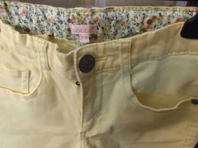 Jeans Gocco niña amarillos 7-8 años