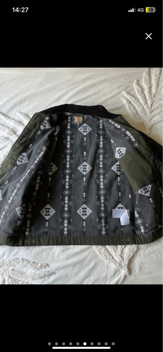 Chaqueta Carhartt Detroit Patrón Azteca Raro