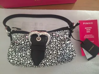 Bolso Pinko Jolene Baby Full Strass