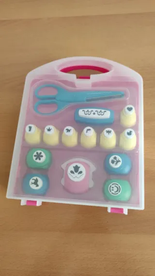 Juego troqueles manualidades tijeras