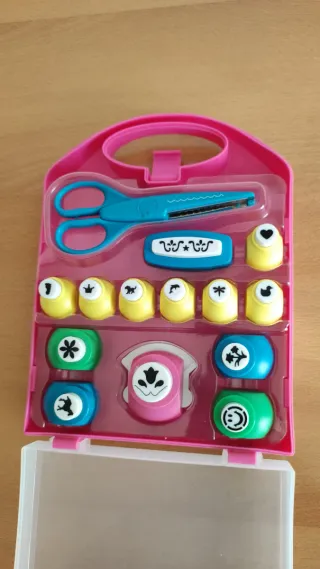 Juego troqueles manualidades tijeras