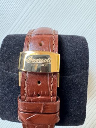 Reloj Ingersoll Automático Dorado y Marrón
