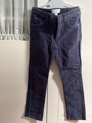 Pantalón de pana NINE azul talla M