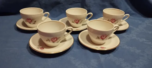 Set 5 Tazzine Konitz Vintage Rose