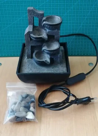 Fontana Zen da tavolo con cascata