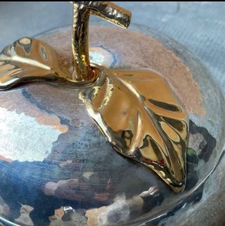 Porta vivande mela silver plated