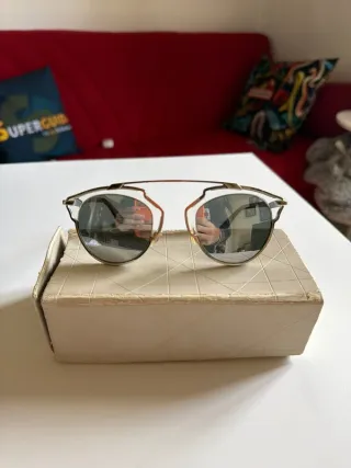 Occhiali Dior So Real Oro Argento
