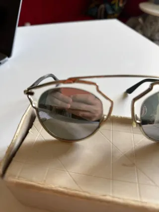 Occhiali Dior So Real Oro Argento