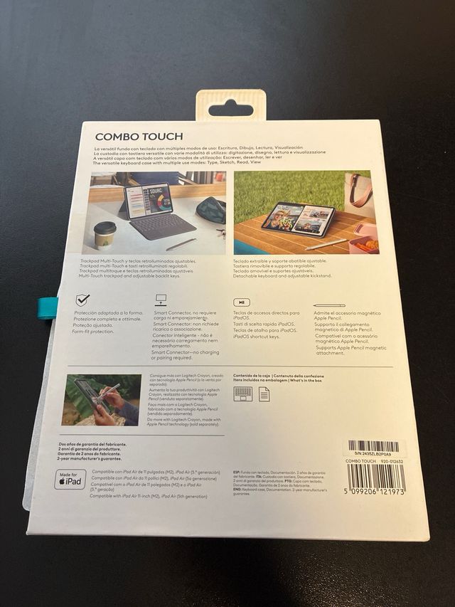 Logitech Combo Touch iPad Air 11 M2/M3