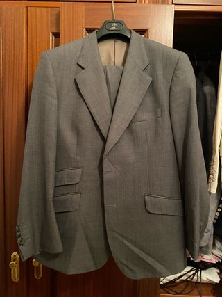 Traje de chaqueta gris Talla L