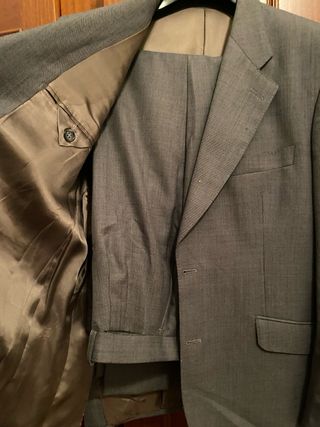 Traje de chaqueta gris Talla L