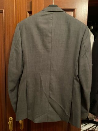 Traje de chaqueta gris Talla L